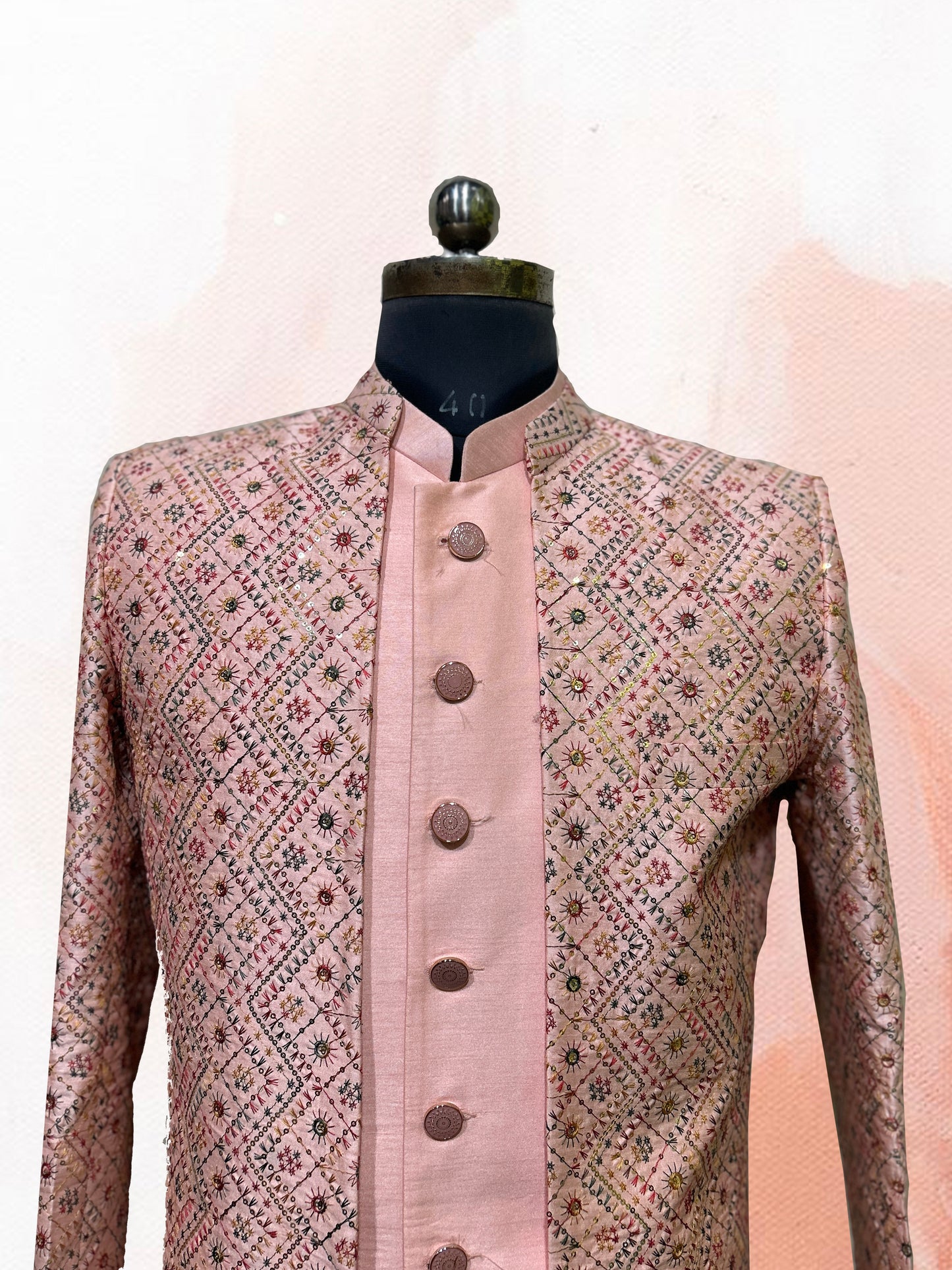 Hangup Men's Indo Western Sherwani Set