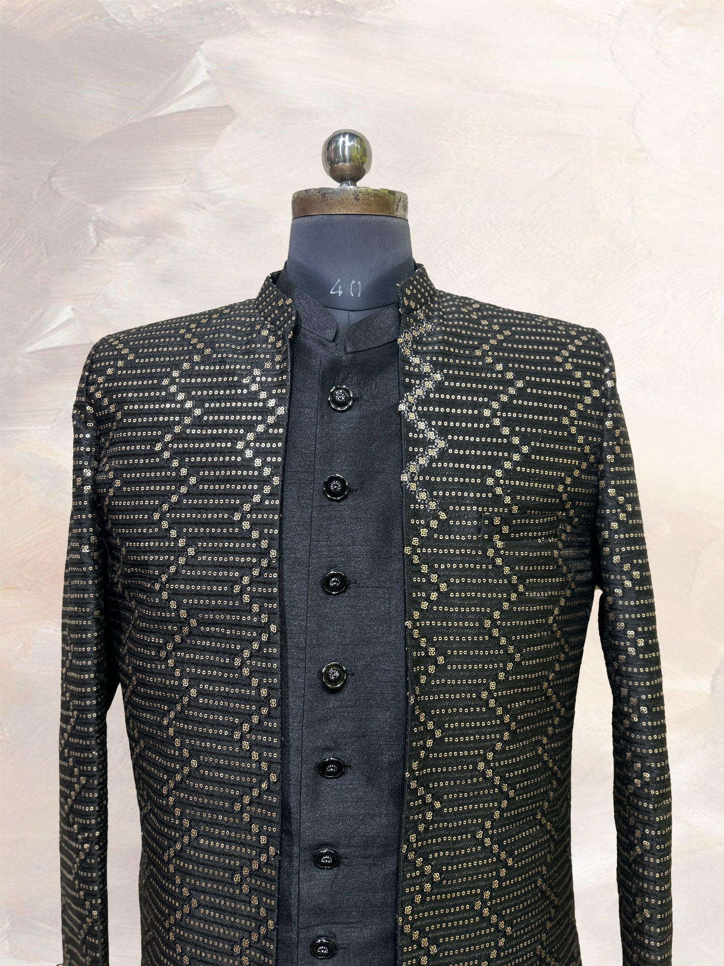 Hangup Men's Indo Western Sherwani Set