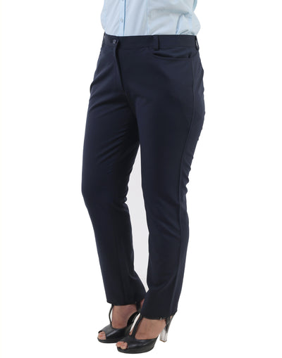 Hangup Women's Formal Navy Trouser