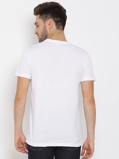 HANGUP Men Printed Cotton Casual T shirt