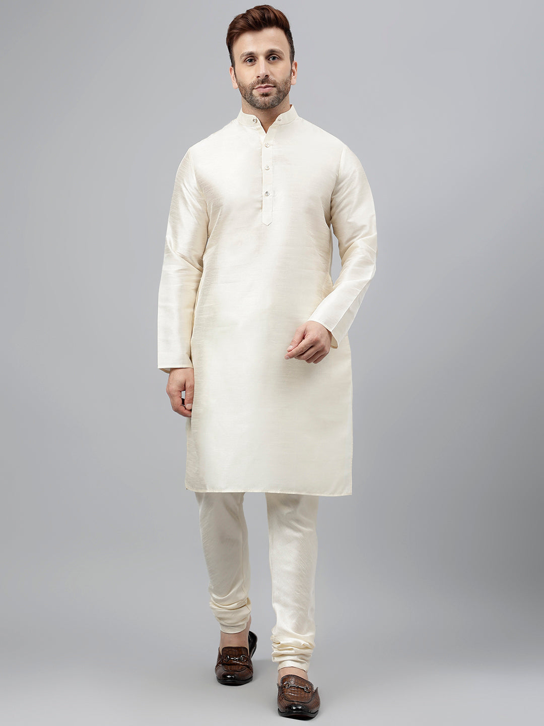 Hangup Men's Ethnic Kurta with Churidar Set