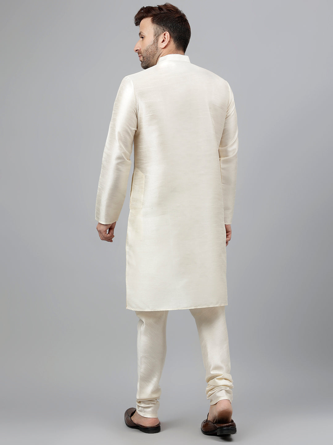 Hangup Men's Ethnic Kurta with Churidar Set