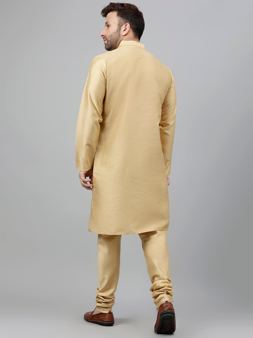 Hangup Men's Ethnic Kurta with Churidar Set