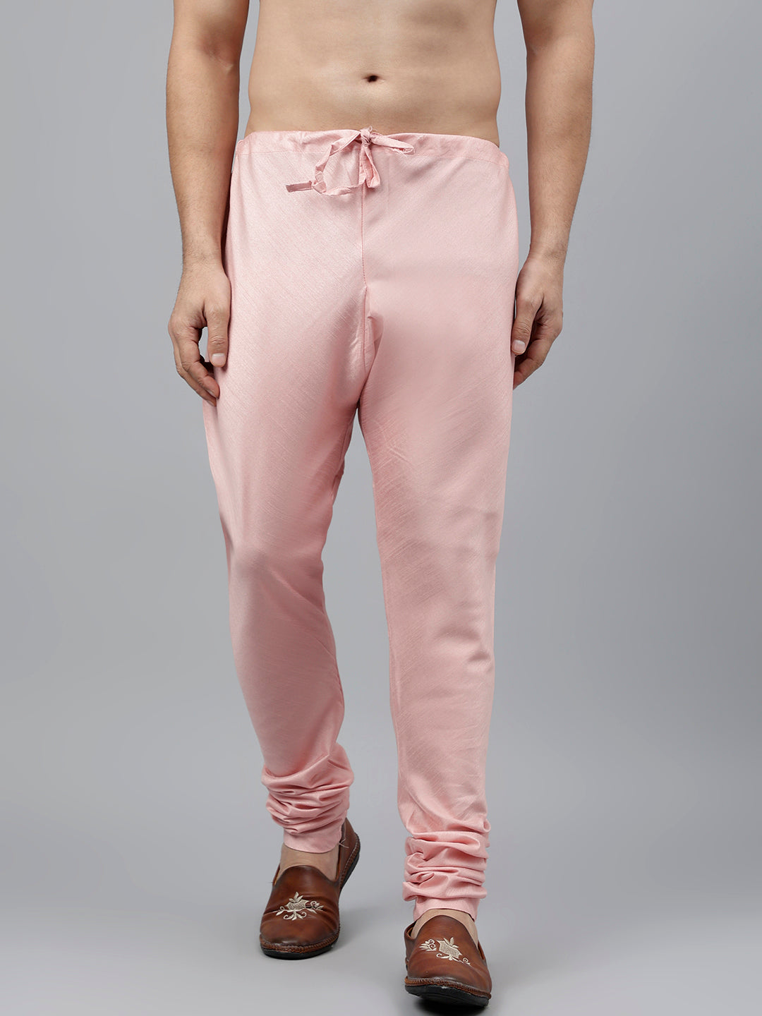 Hangup Men's Partywear Pink KurtaSet