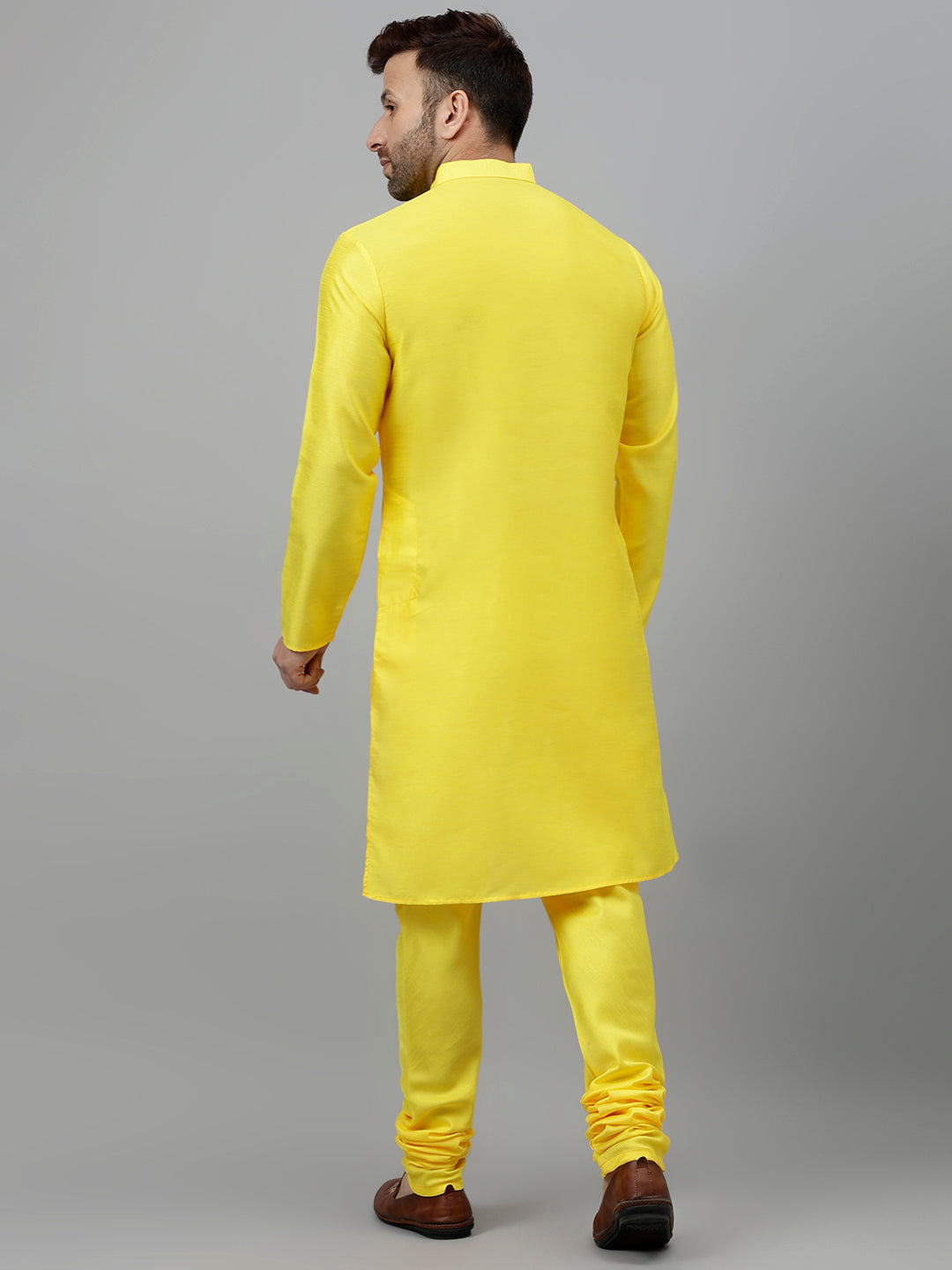 Hangup Men's Ethnic Kurta with Churidar Set