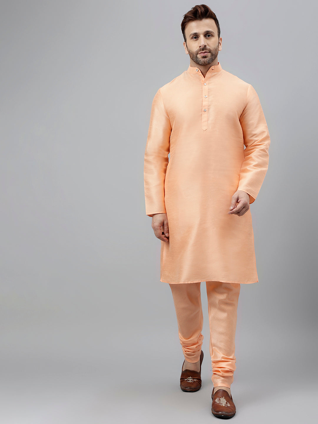 Hangup Men's Ethnic Kurta Pyjama and Blazer Set