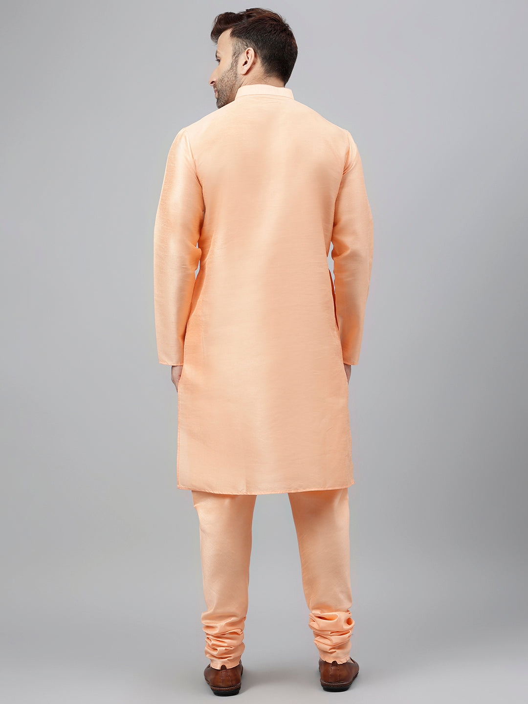 Hangup Men's Ethnic Kurta Pyjama and Blazer Set