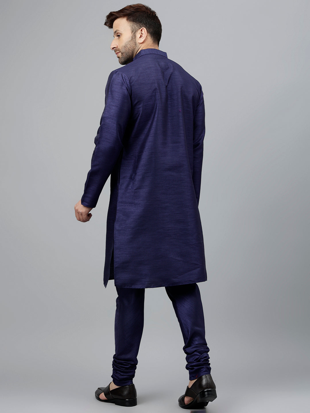 Hangup Men's Ethnic Kurta Pyjama and Blazer Set