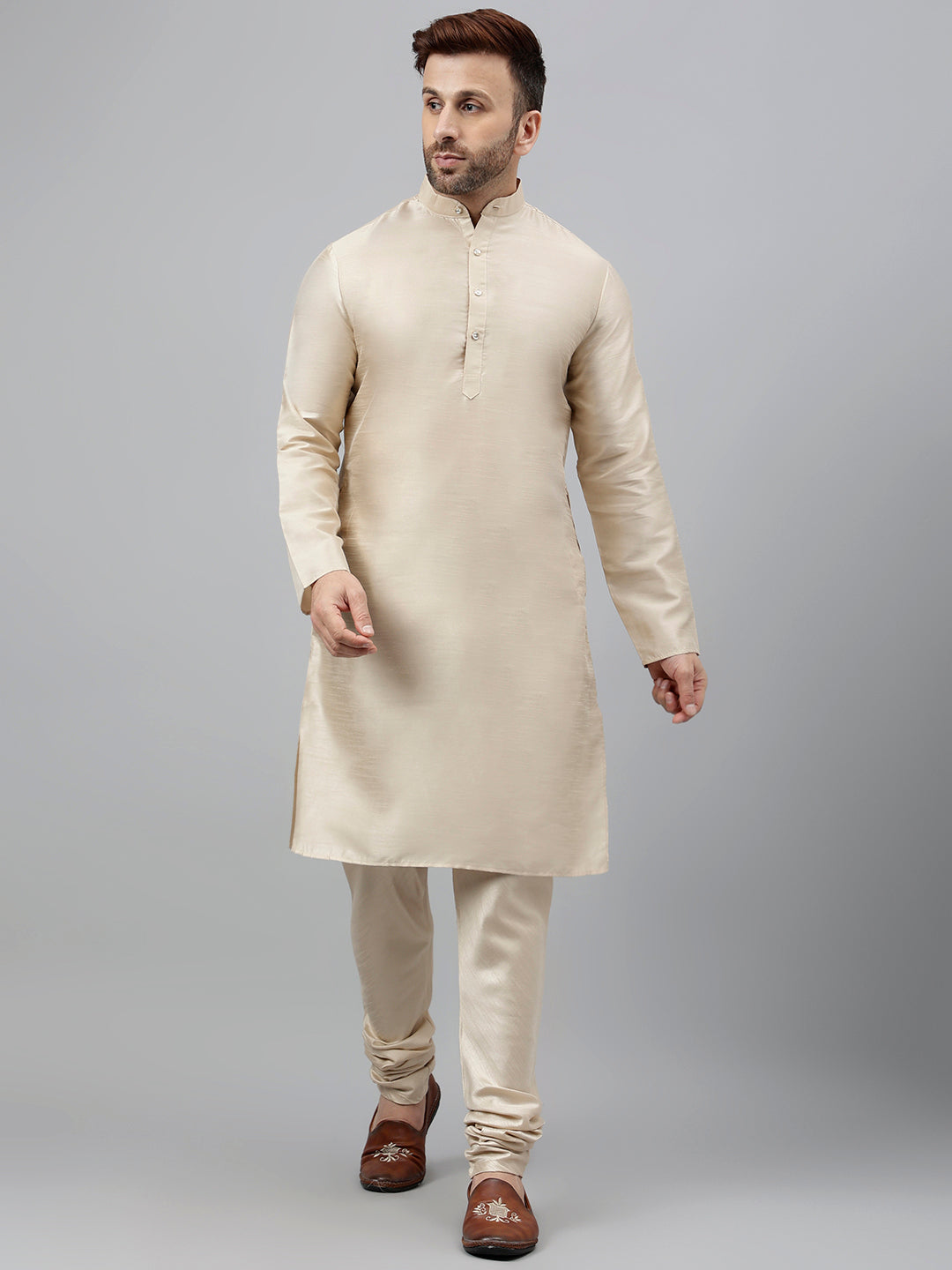 Hangup Men's Ethnic Kurta Pyjama and Blazer Set