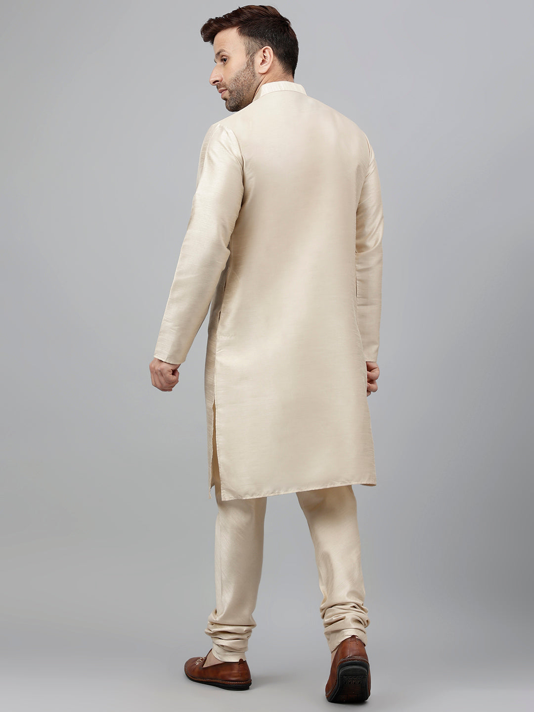 Hangup Men's Ethnic Kurta Pyjama and Blazer Set