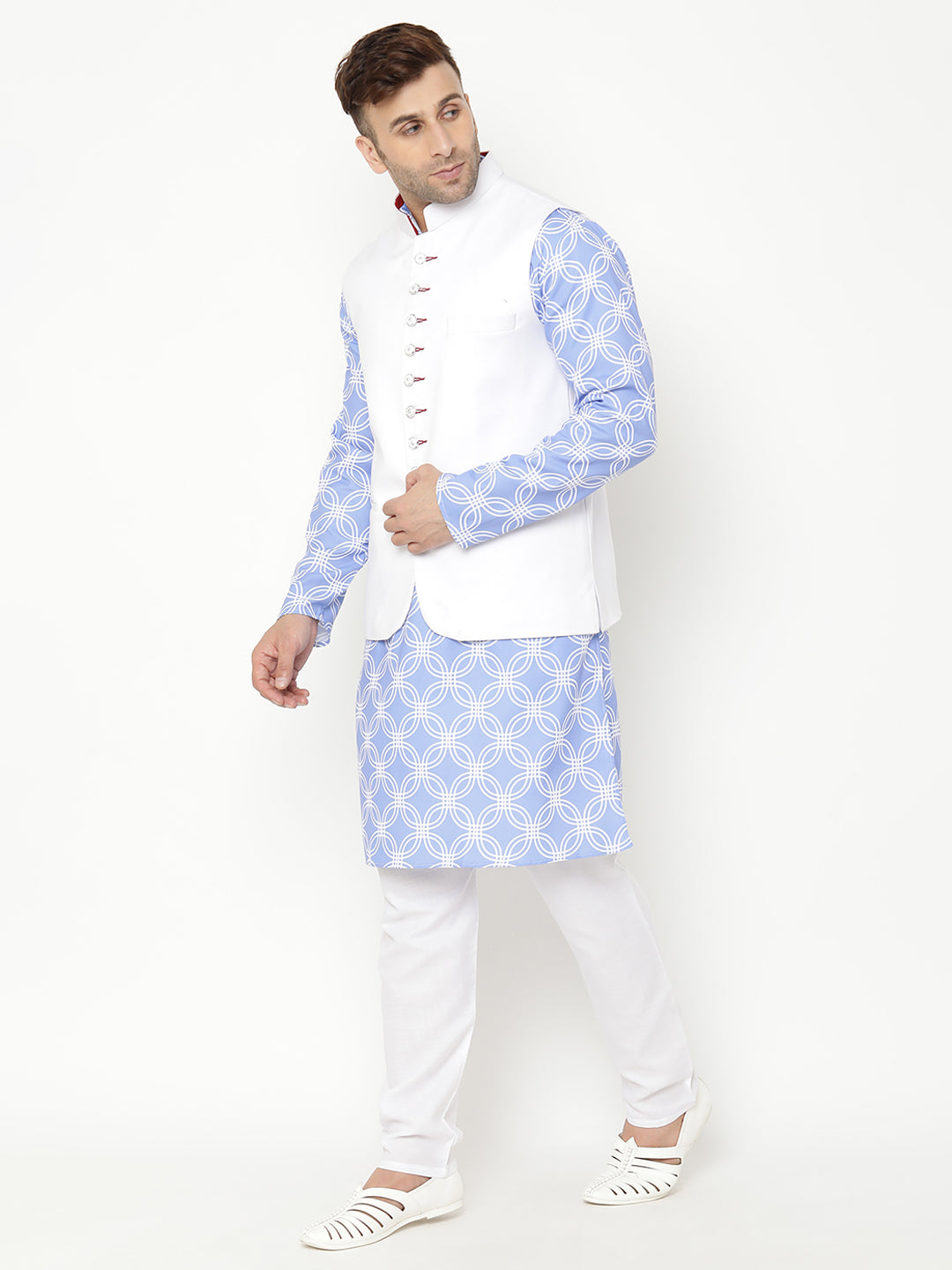 Hangup Men Party Printed KurtaSet