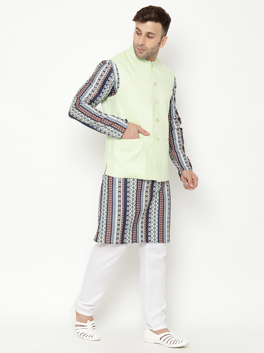 Hangup Men Party Printed KurtaSet