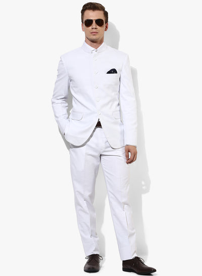 Hangup Men Formal Solid Suits