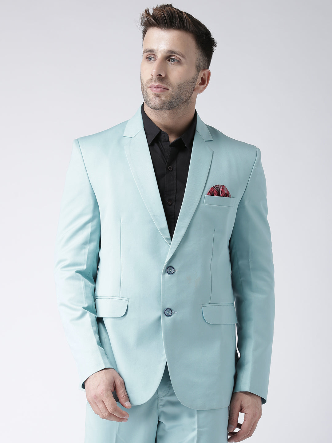 Hangup Men's Formal Solid Blazer