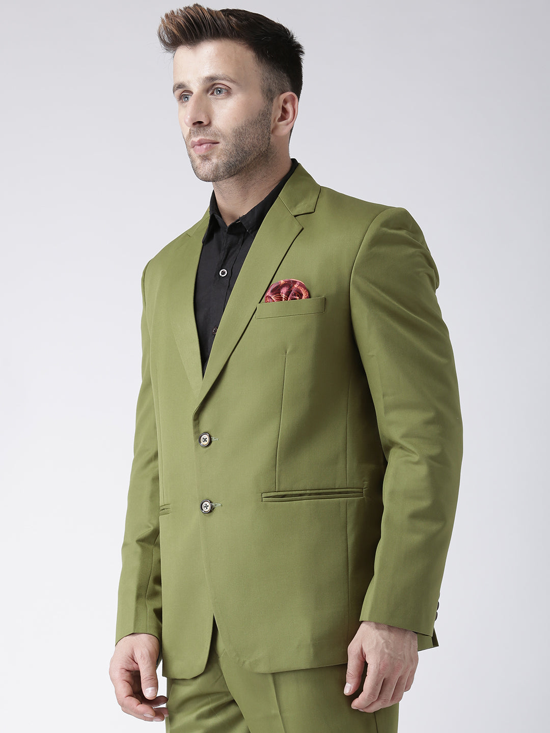 Hangup Men's Formal Solid Blazer