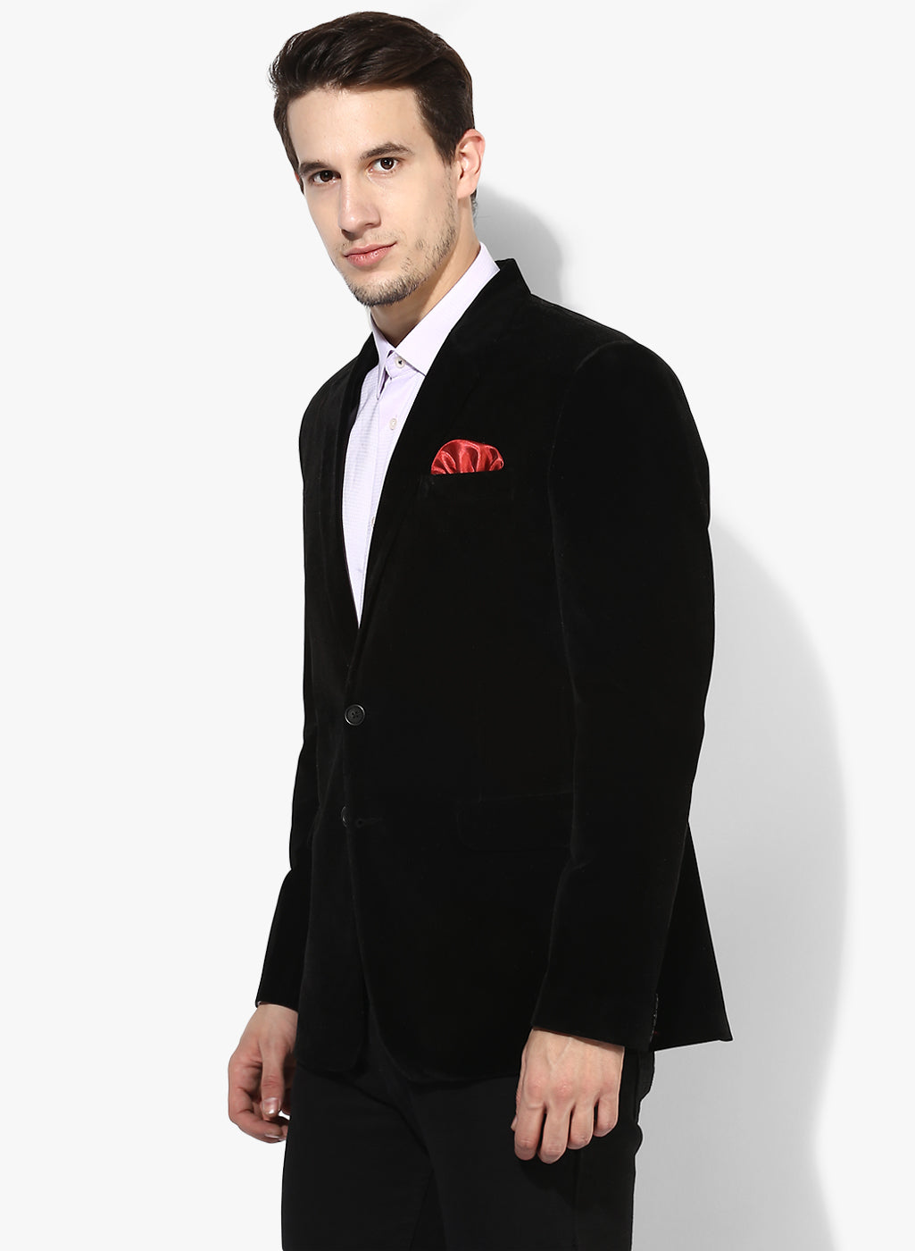 Hangup Men Party Solid Blazers