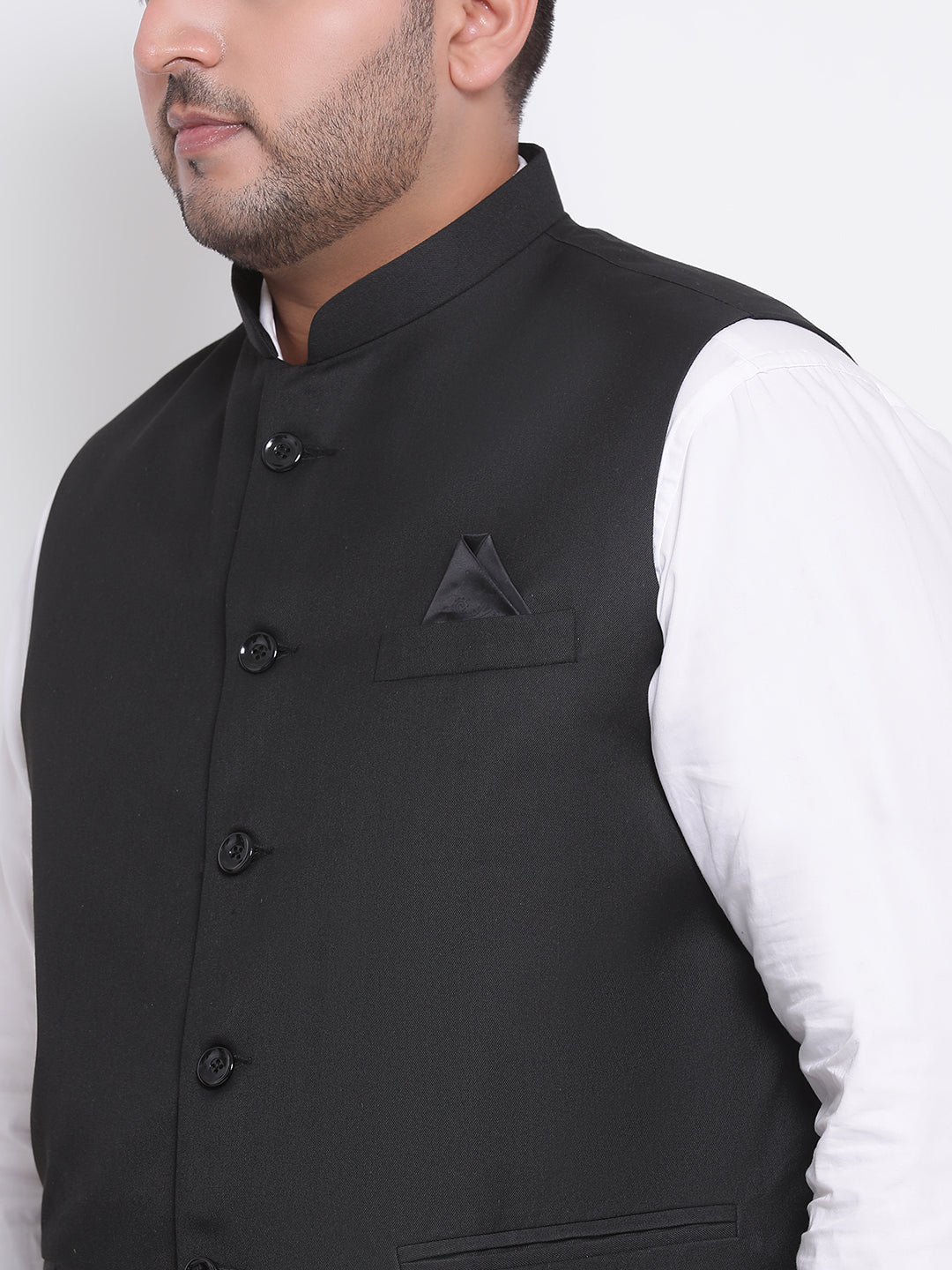 Hangup Men's Partywear Ethnic Nehru Jacket