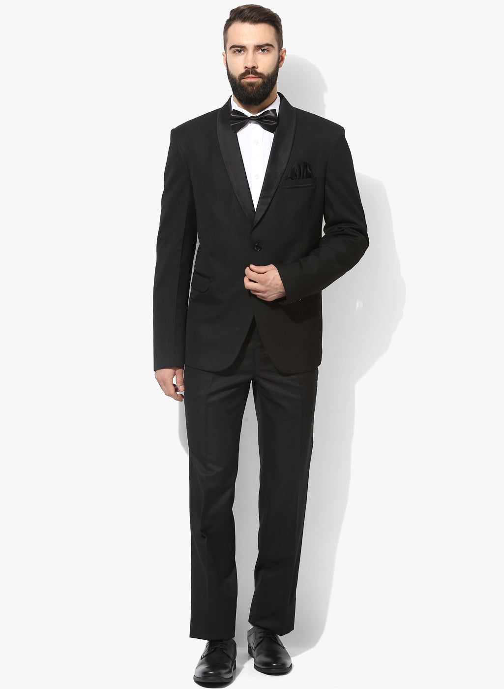 Hangup Men Formal Solid Suits