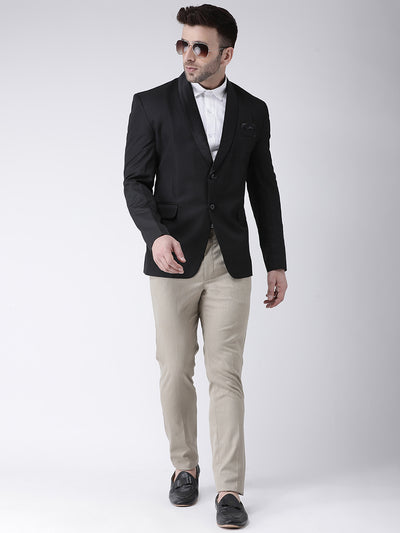 HANGUP Men Casual Solid Blazer