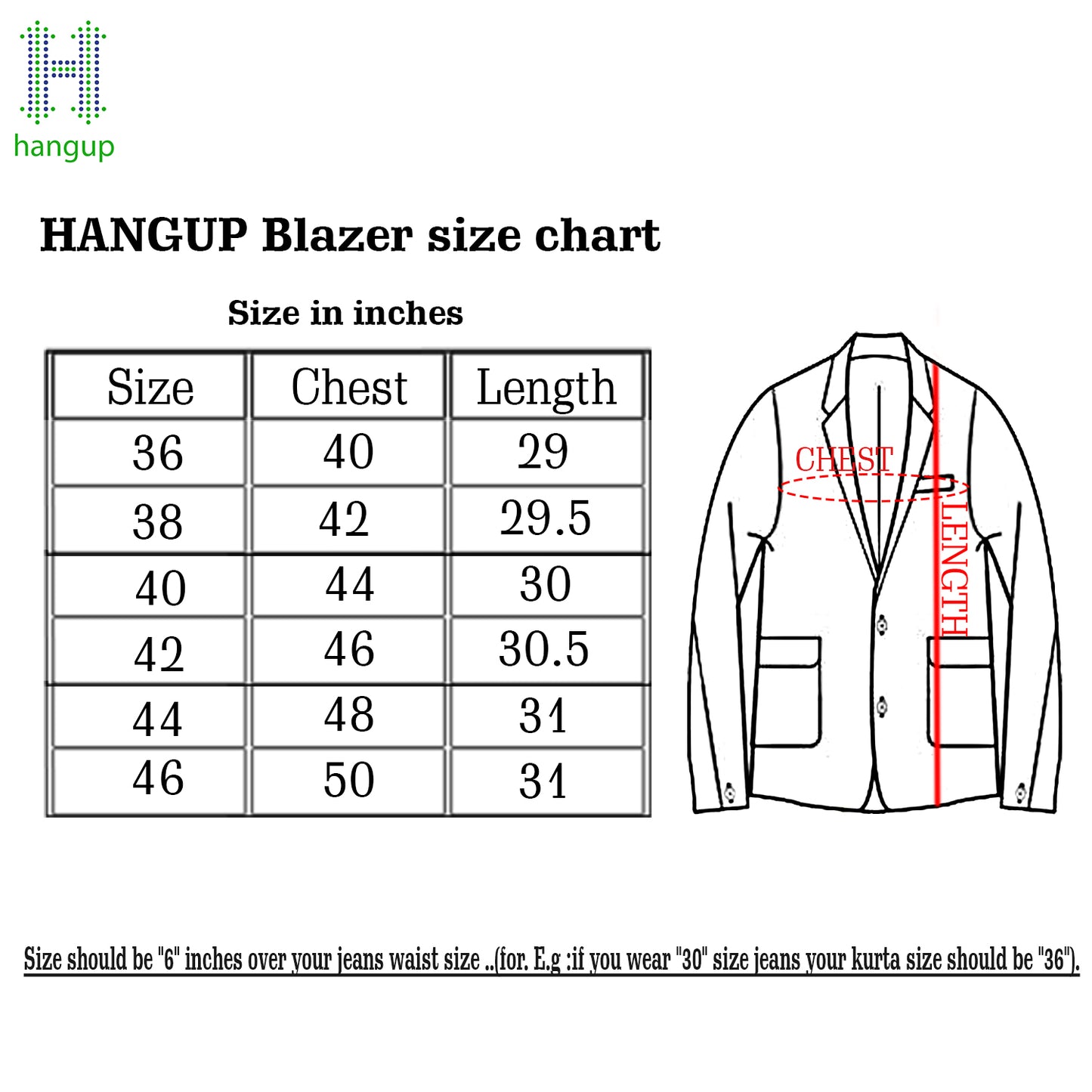 Hangup Men's Formal Solid Blazer