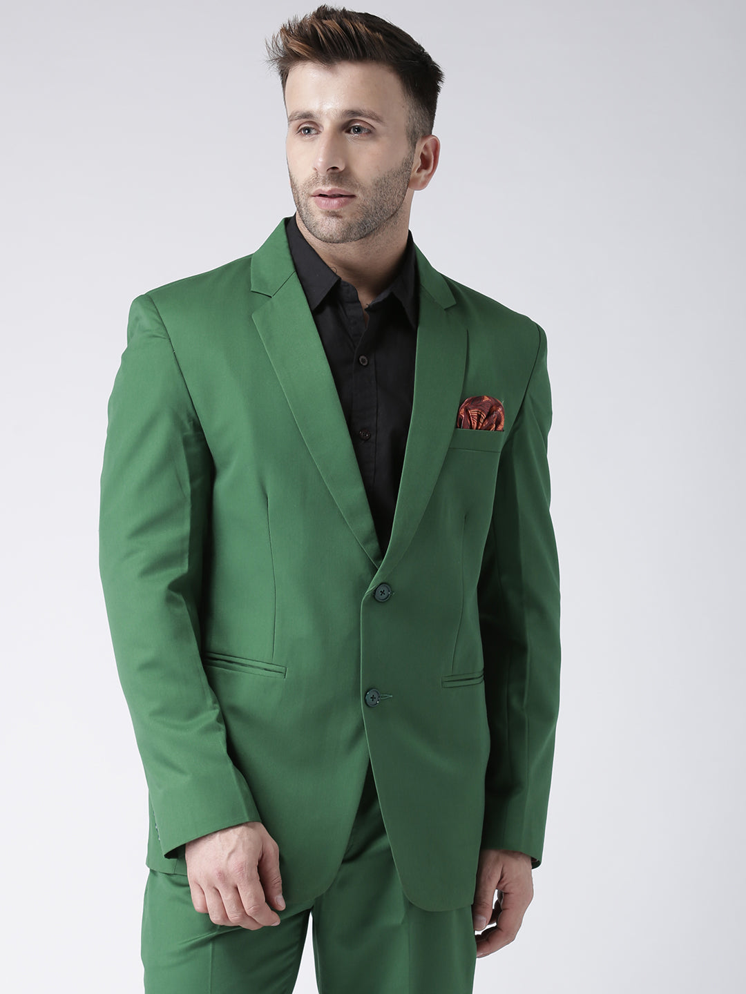 Hangup Men's Formal Solid Blazer