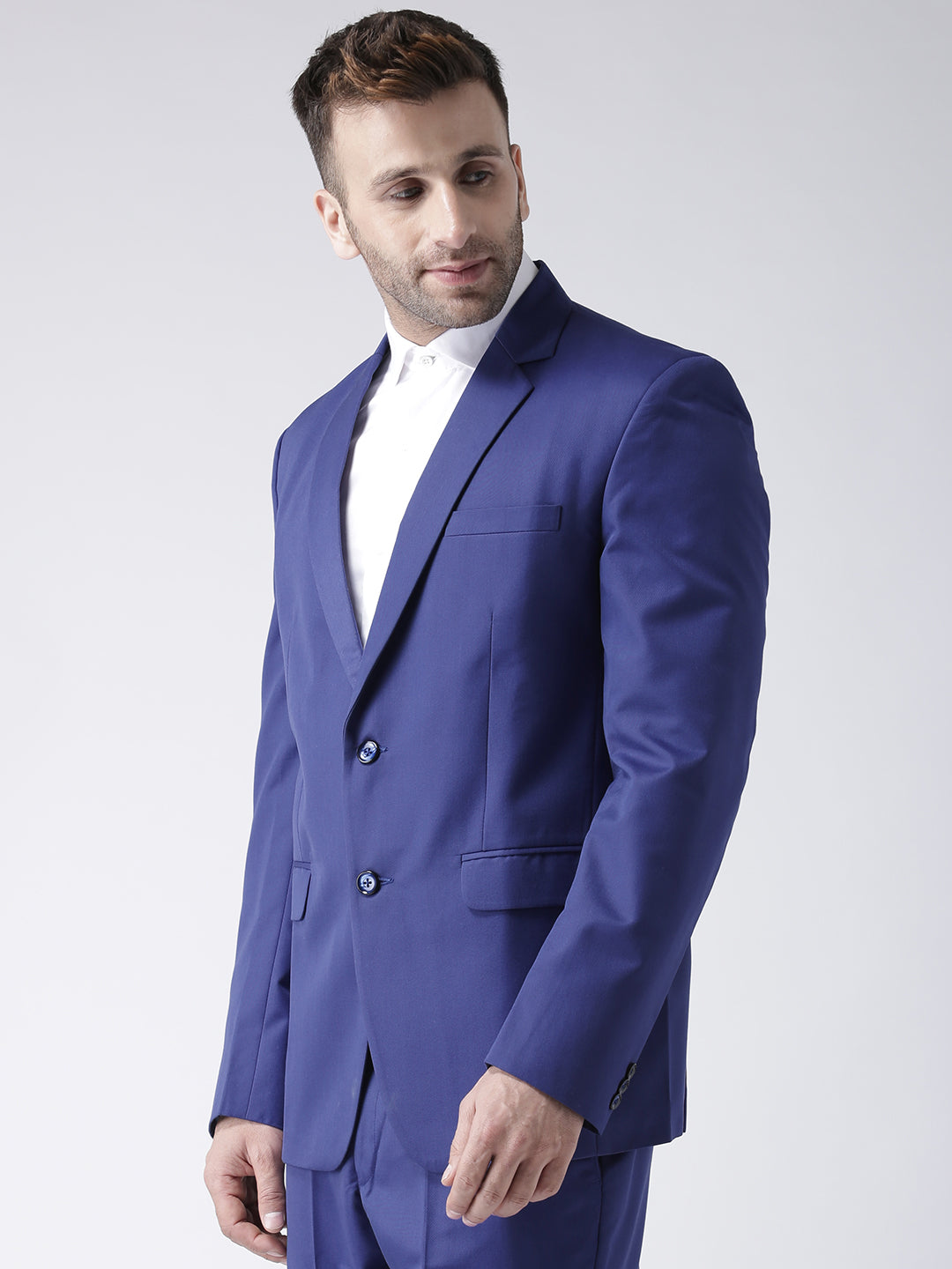 Hangup Men's Formal Solid Blazer