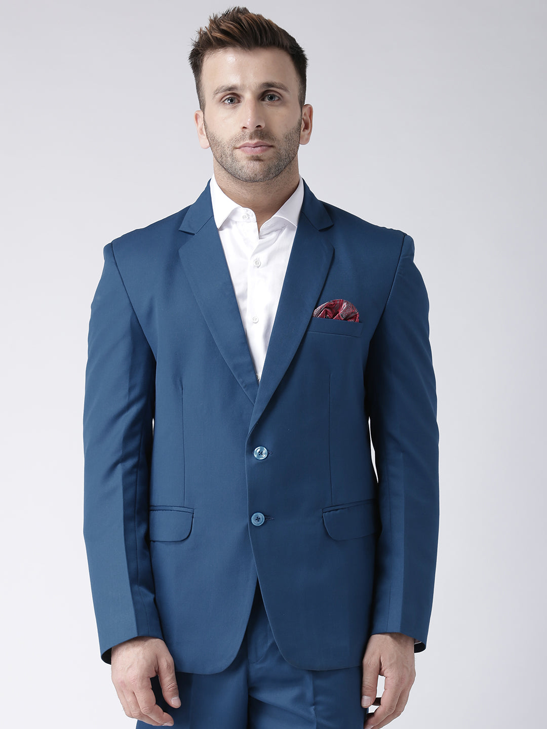 Hangup Men's Formal Solid Blazer