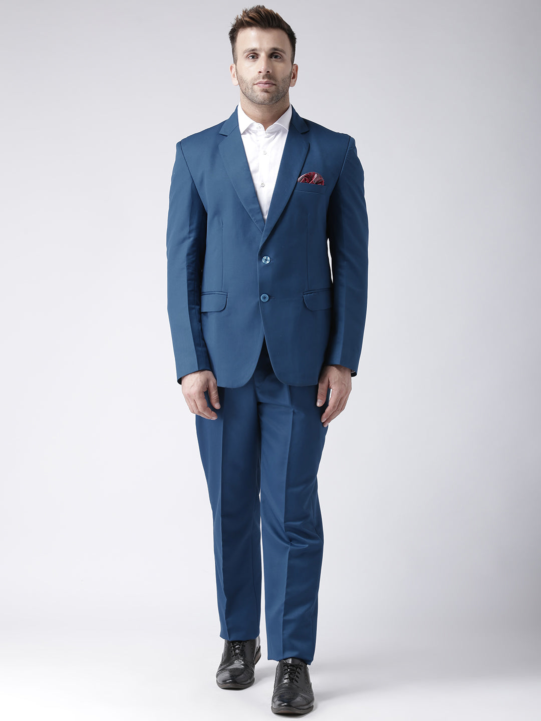 Hangup Men's Formal Solid Blazer