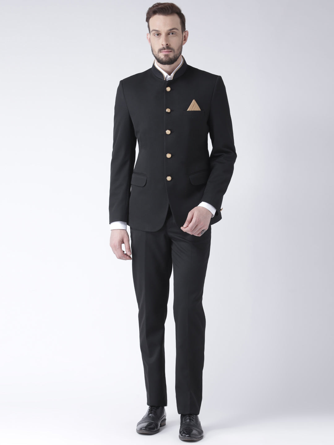 Hangup Men Casual Solid Suits