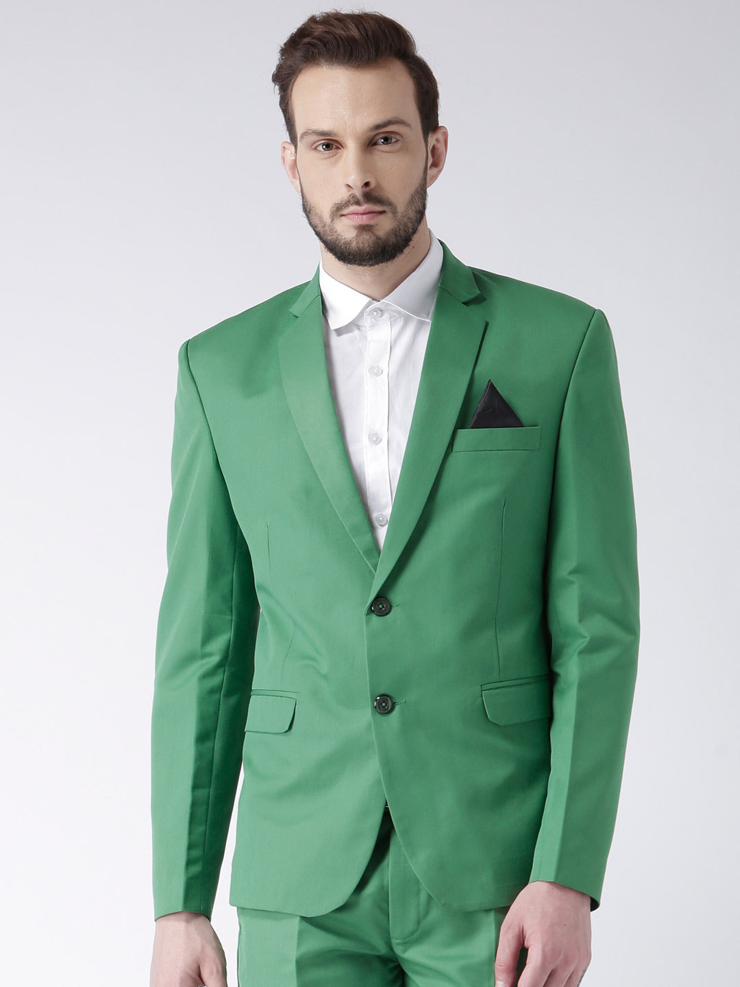 Hangup Men's Formal Solid Blazer