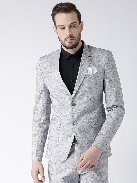 Hangup Men's Formal Solid Blazer