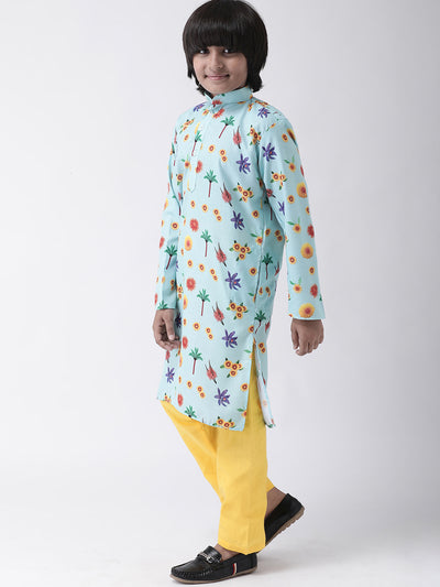 HANGUP Kids/Boys Festive Printed Kurta Pyjama