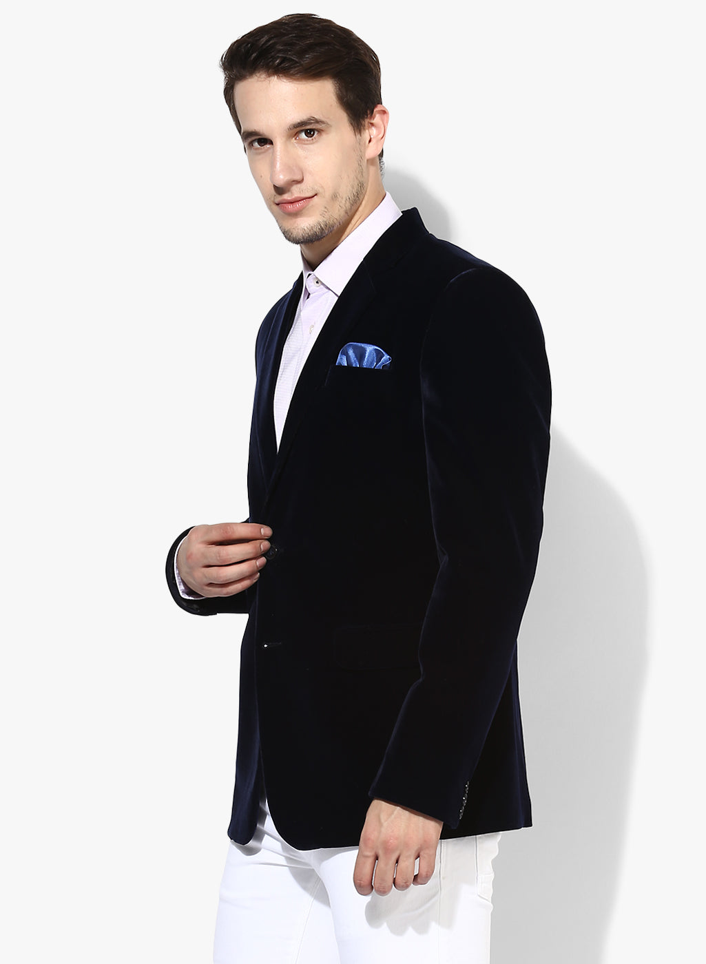 Hangup Men's Party Solid Blazer