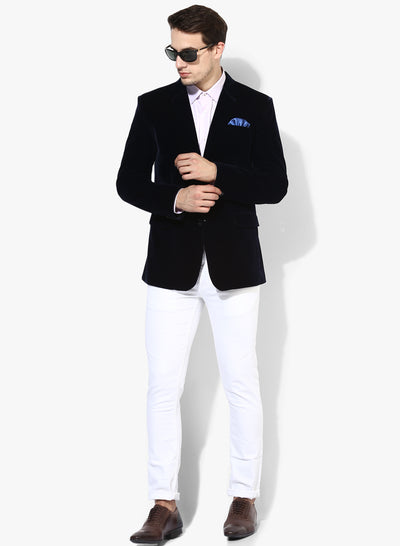 Hangup Men's Party Solid Blazer