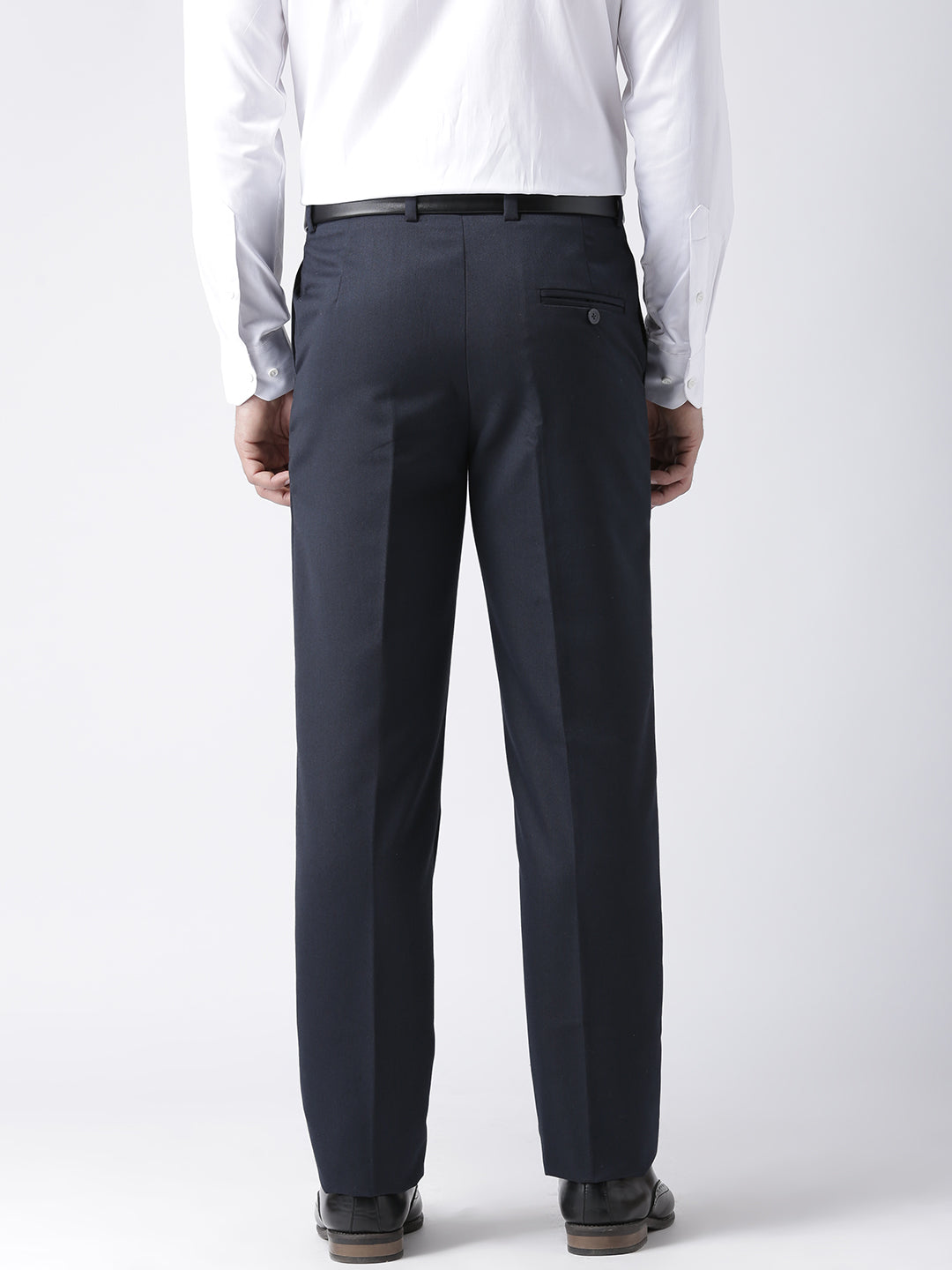 Hangup Men Formal Solid Trousers