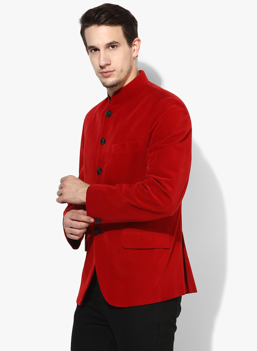 Hangup Men's Party Solid Blazer