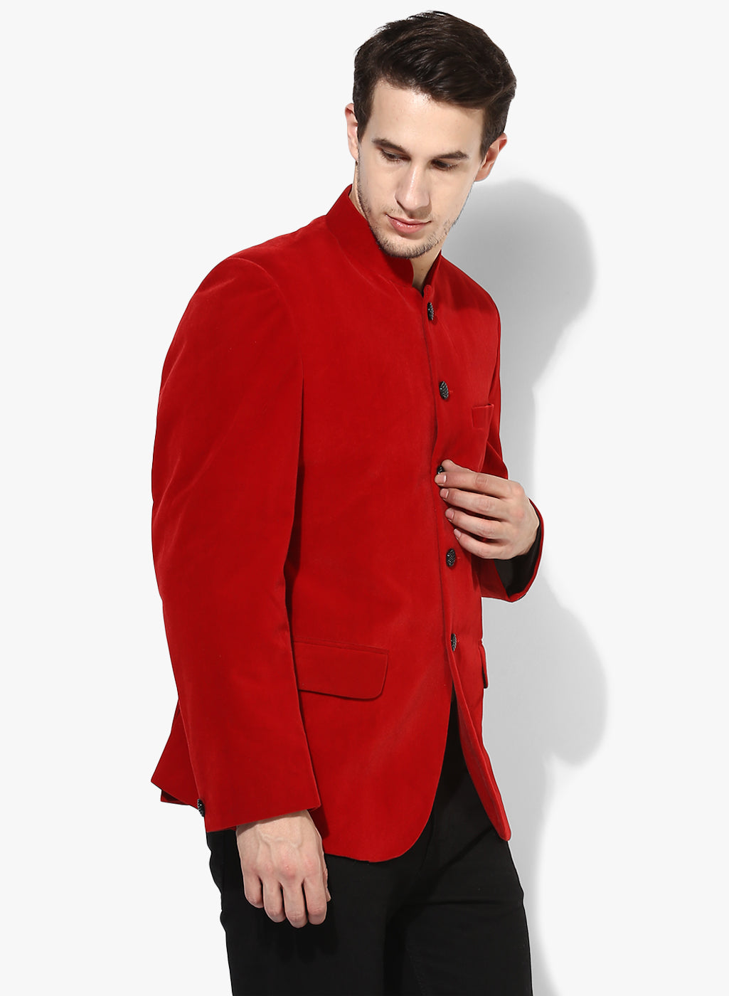 Hangup Men's Party Solid Blazer