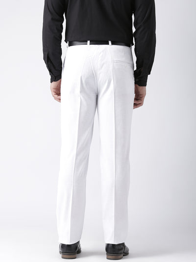 Hangup Men Formal Solid Trousers